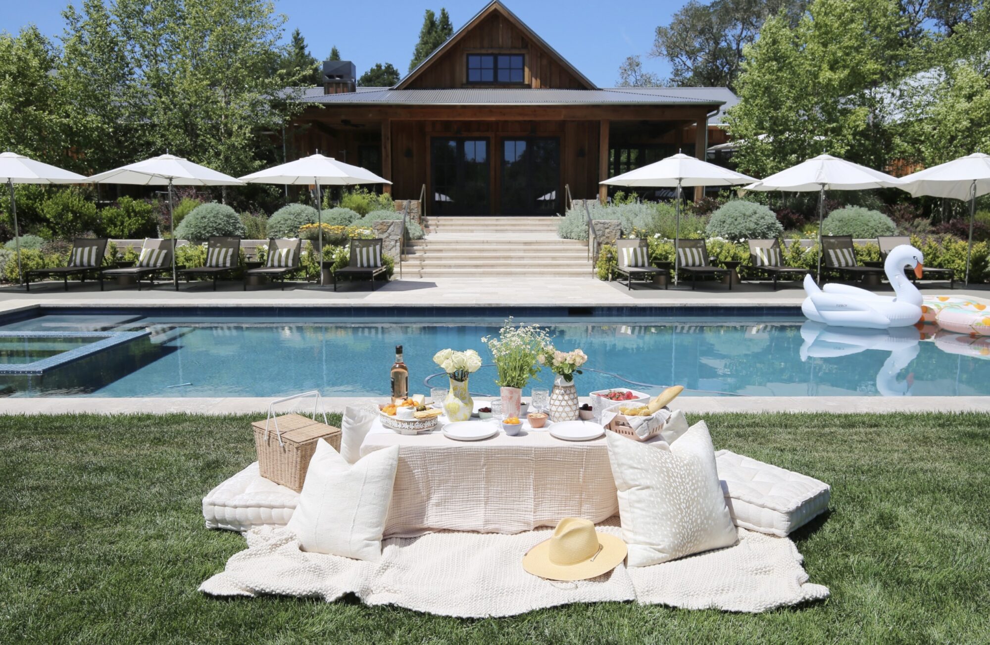 outdoor picnic setup 