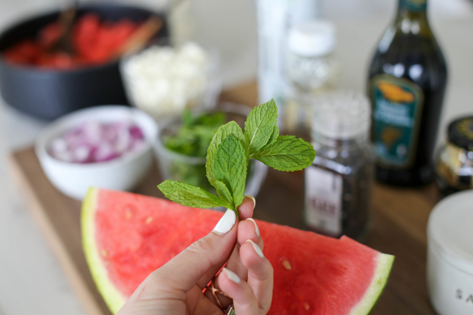 watermelon summer salad