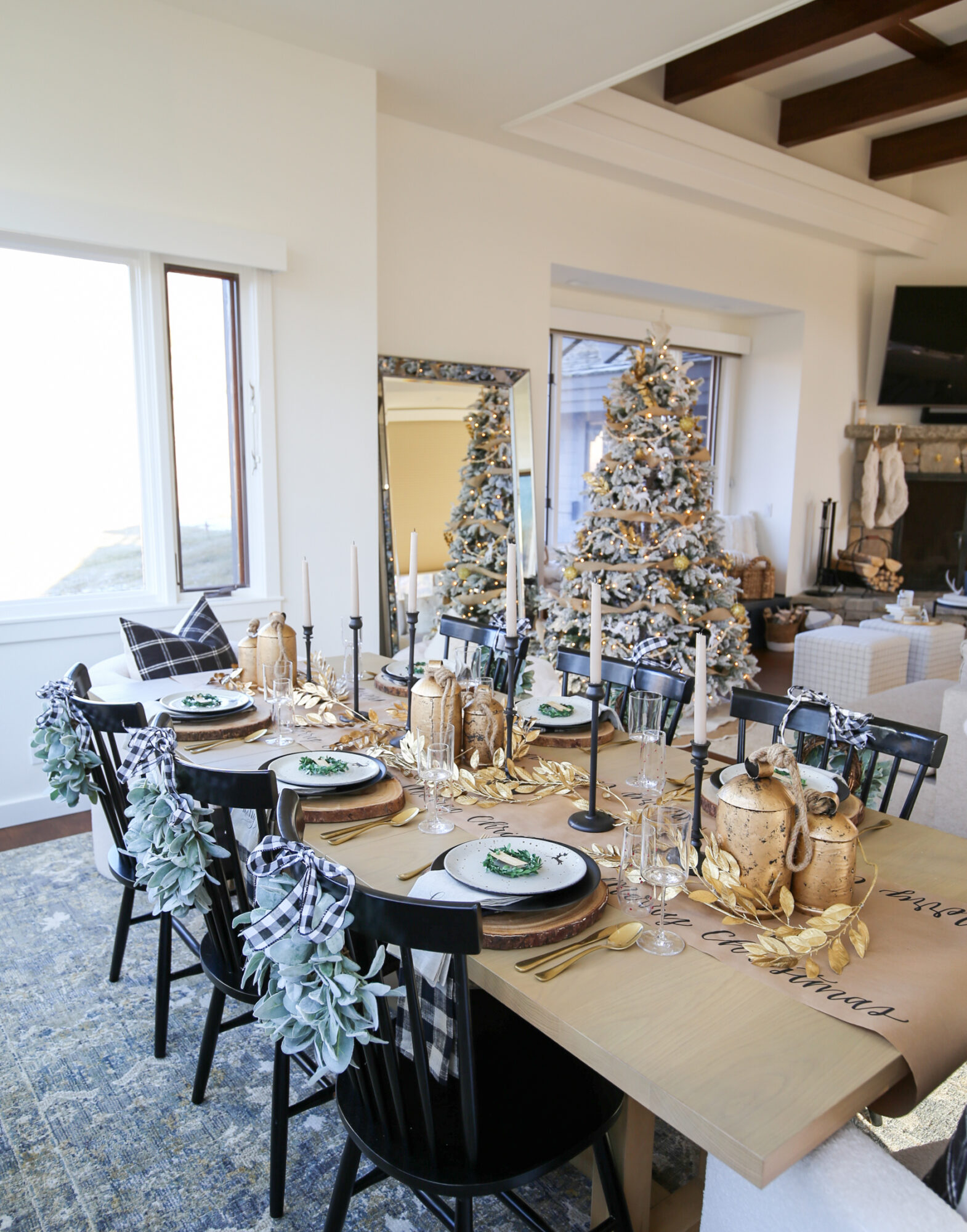 christmas table