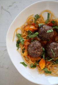 baked grass fed beef meat balls