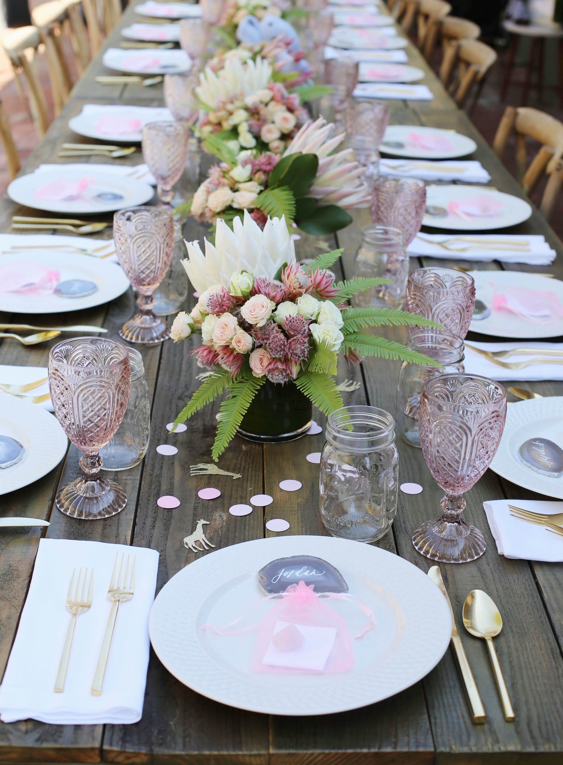 safari chic baby shower