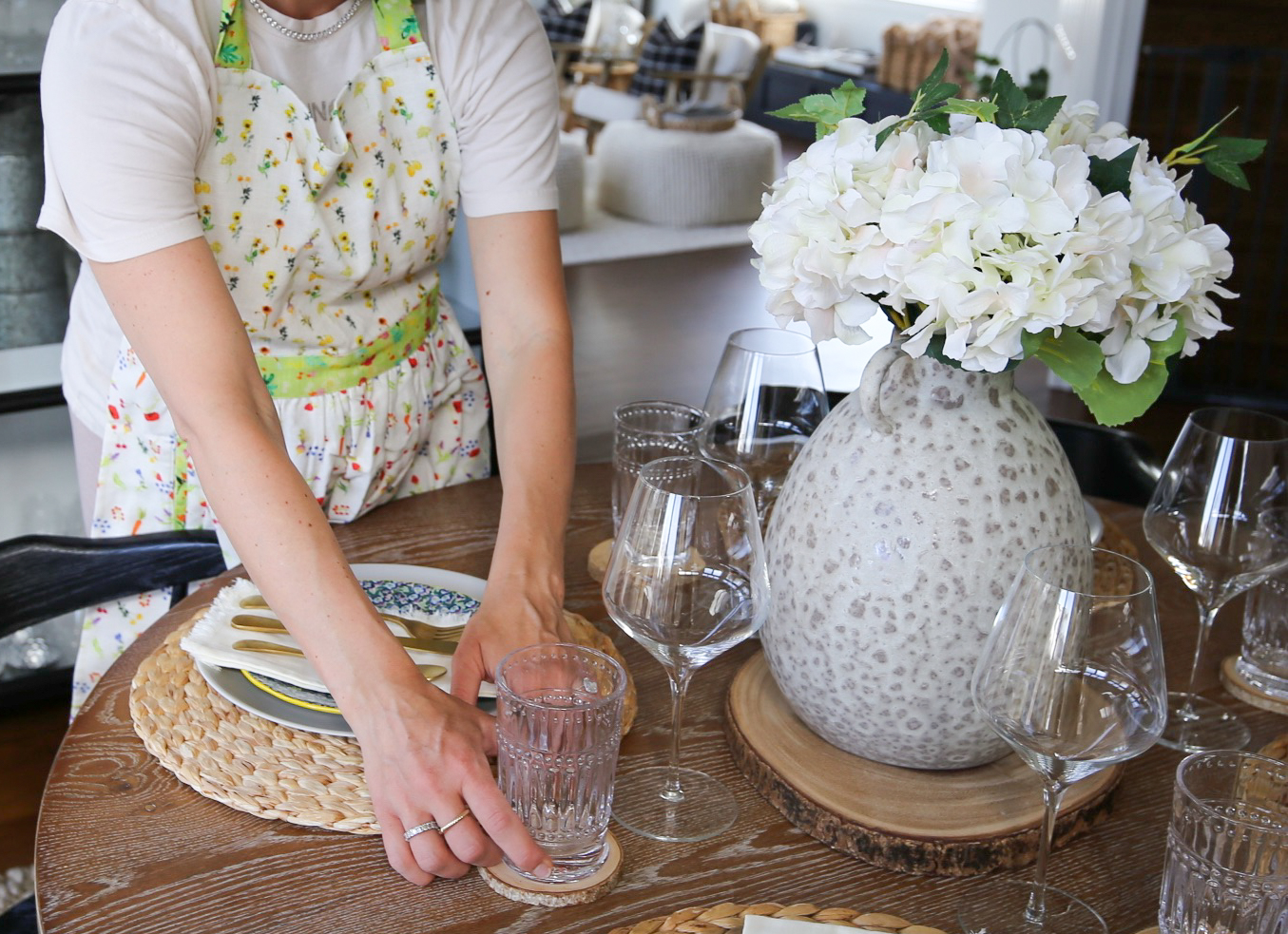 spring tablescape