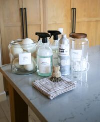 Non-toxic cleaning supplies