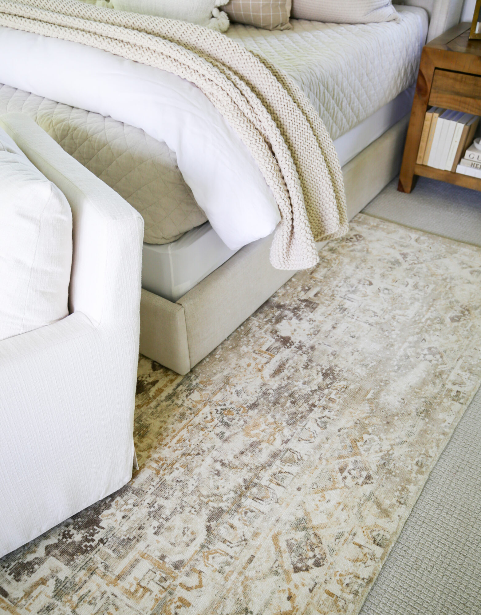 modern country neutral bedroom home decor