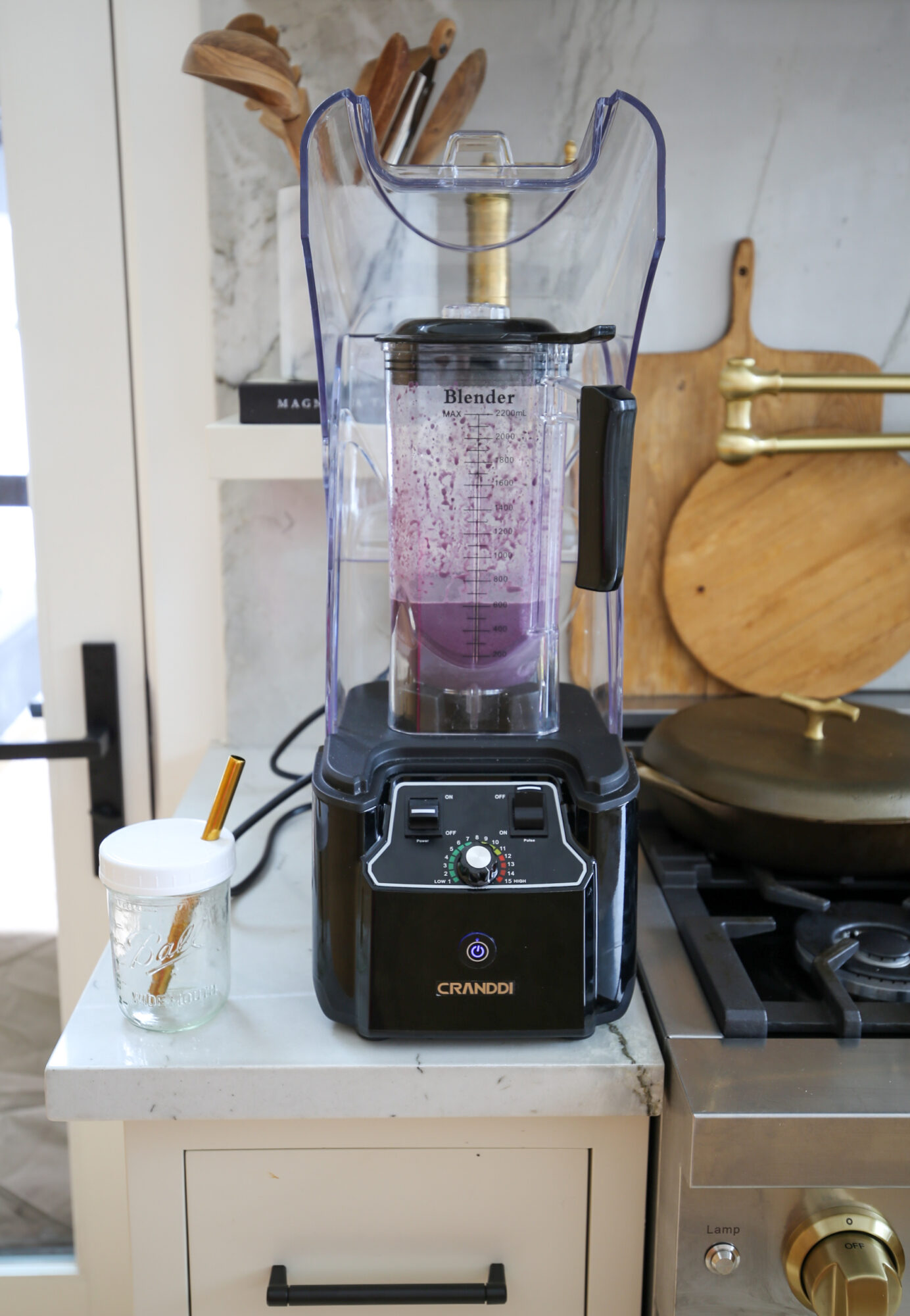 blueberry vanilla protein smoothie