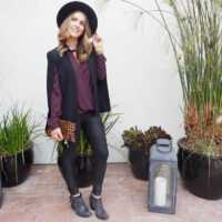 plum black leo styled by kasey