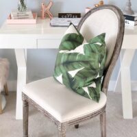 summer home deals leaf pillow