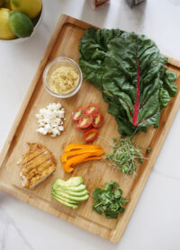 rainbow wrap recipe