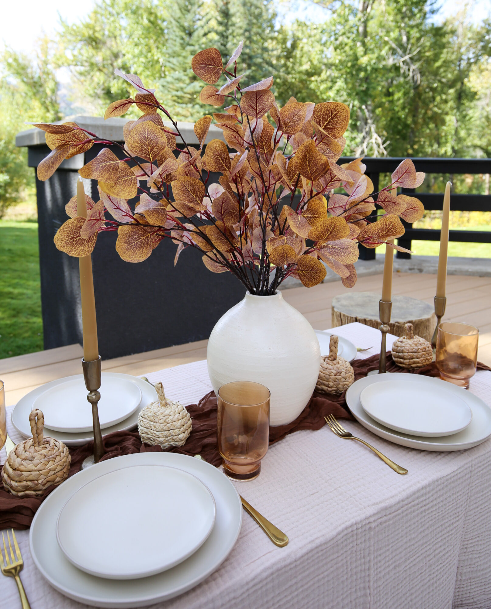 cozy fall picnic 