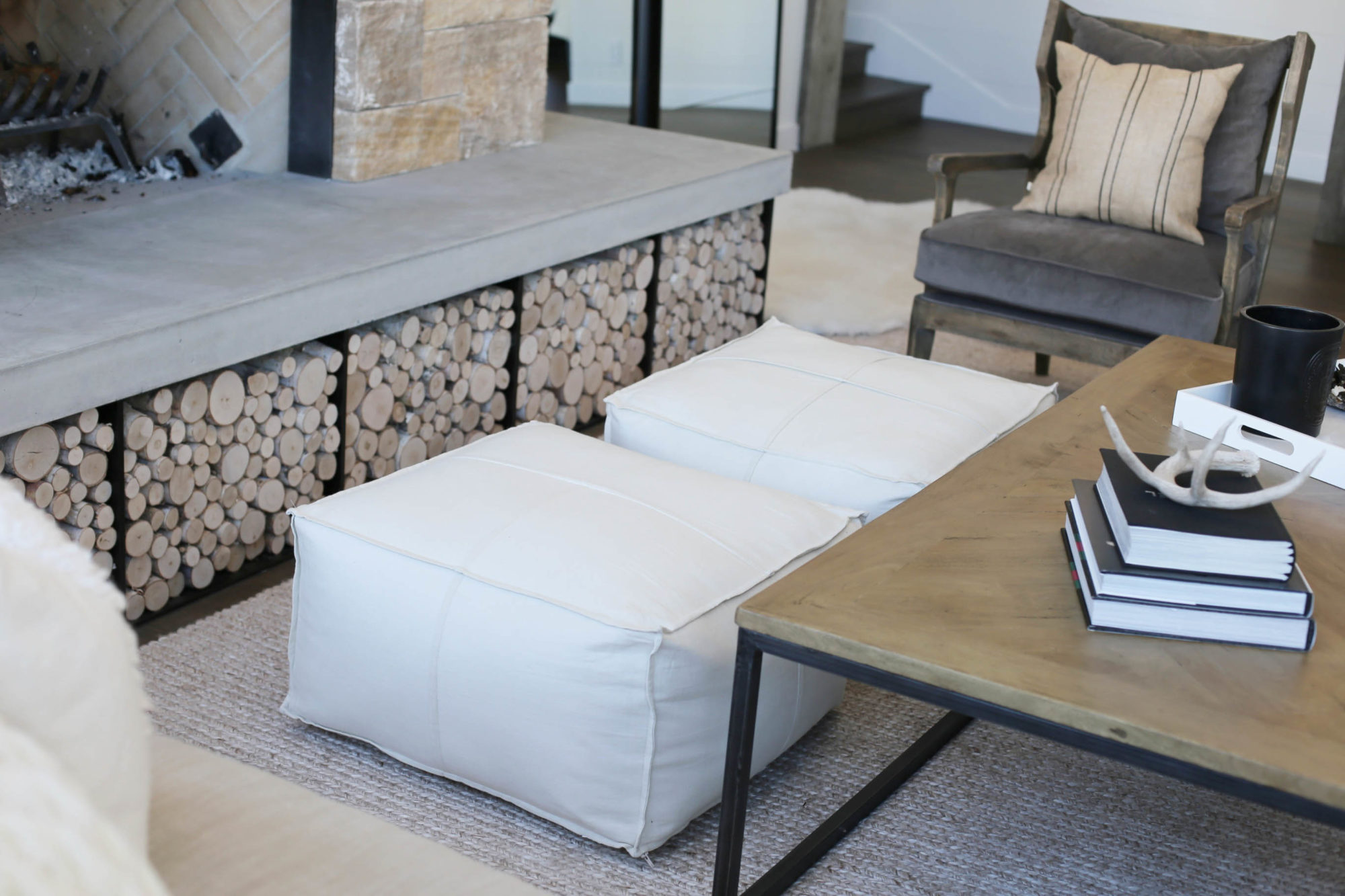 modern farmhouse living room