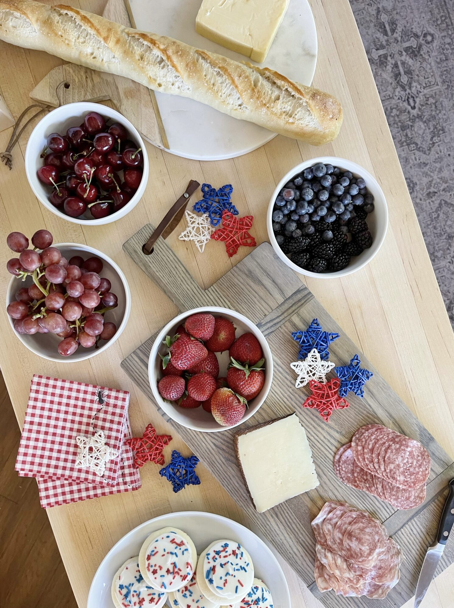 4th of july charcuterie board