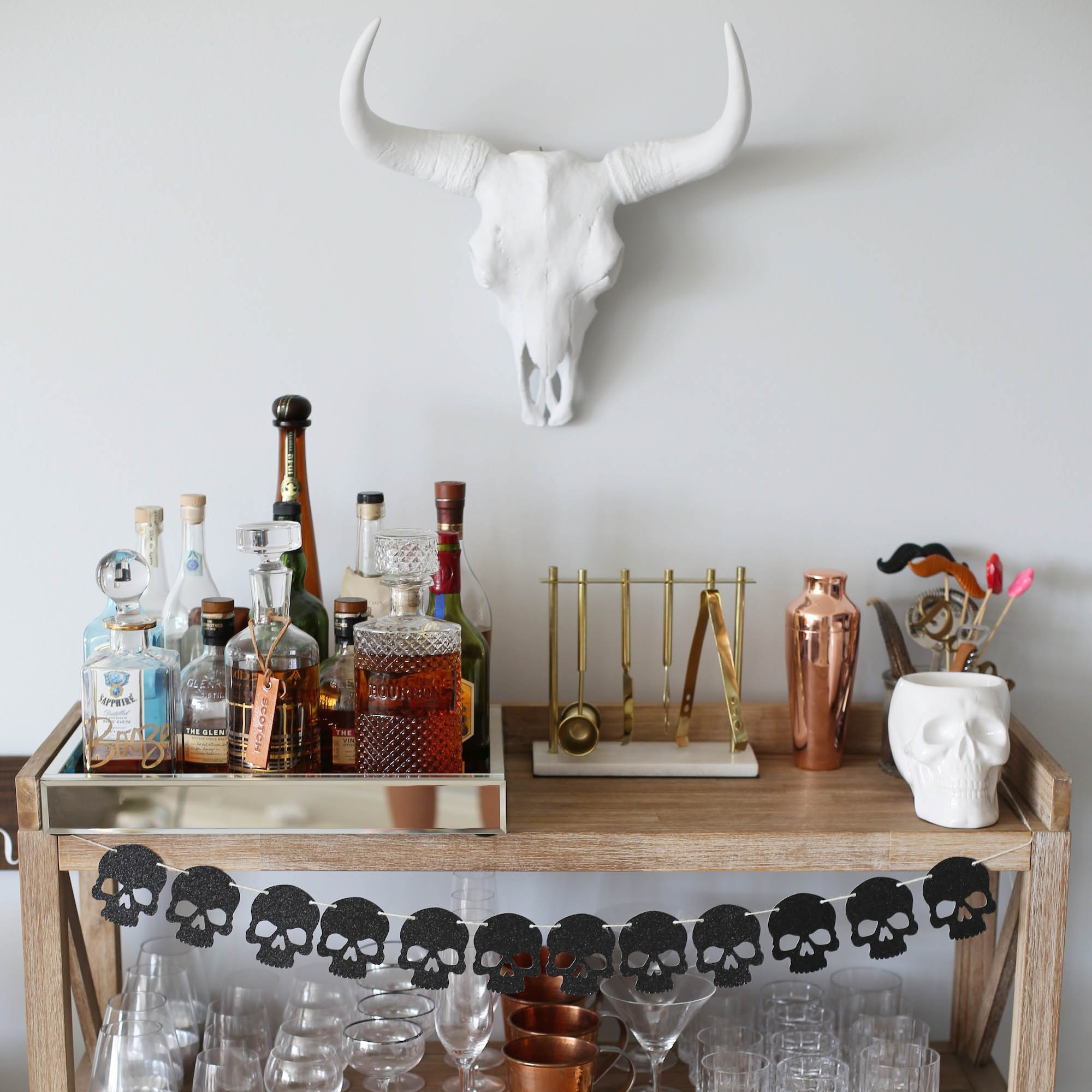 halloween decor styled by kasey