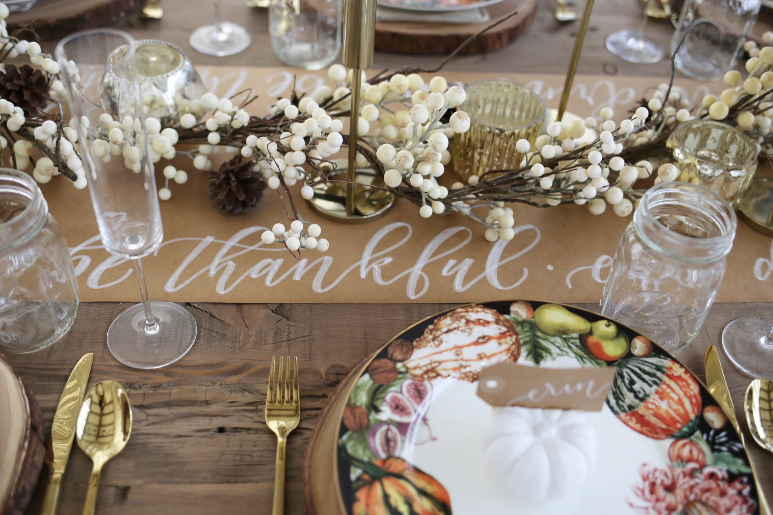thanksgiving tablescape