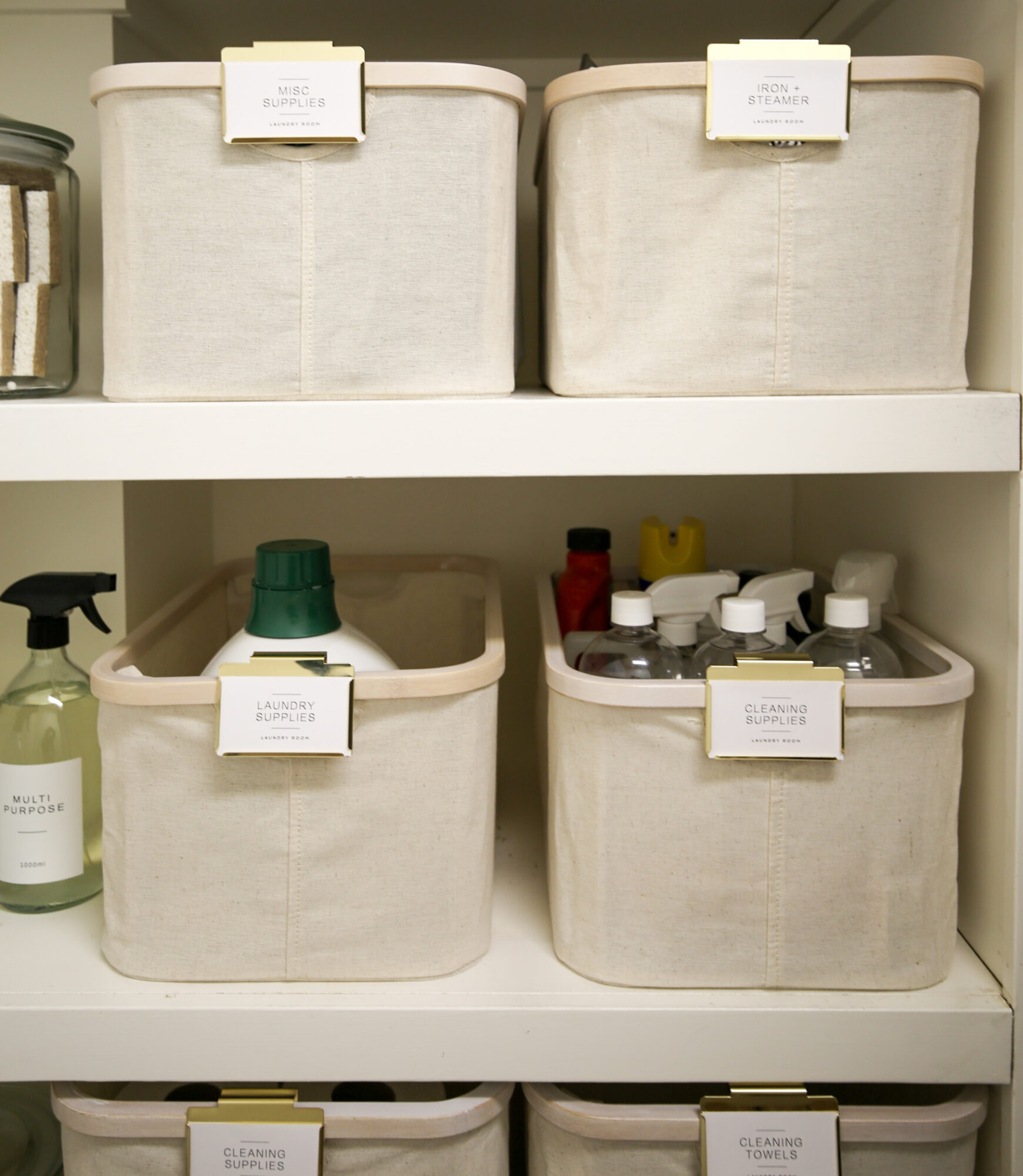 laundry room organization