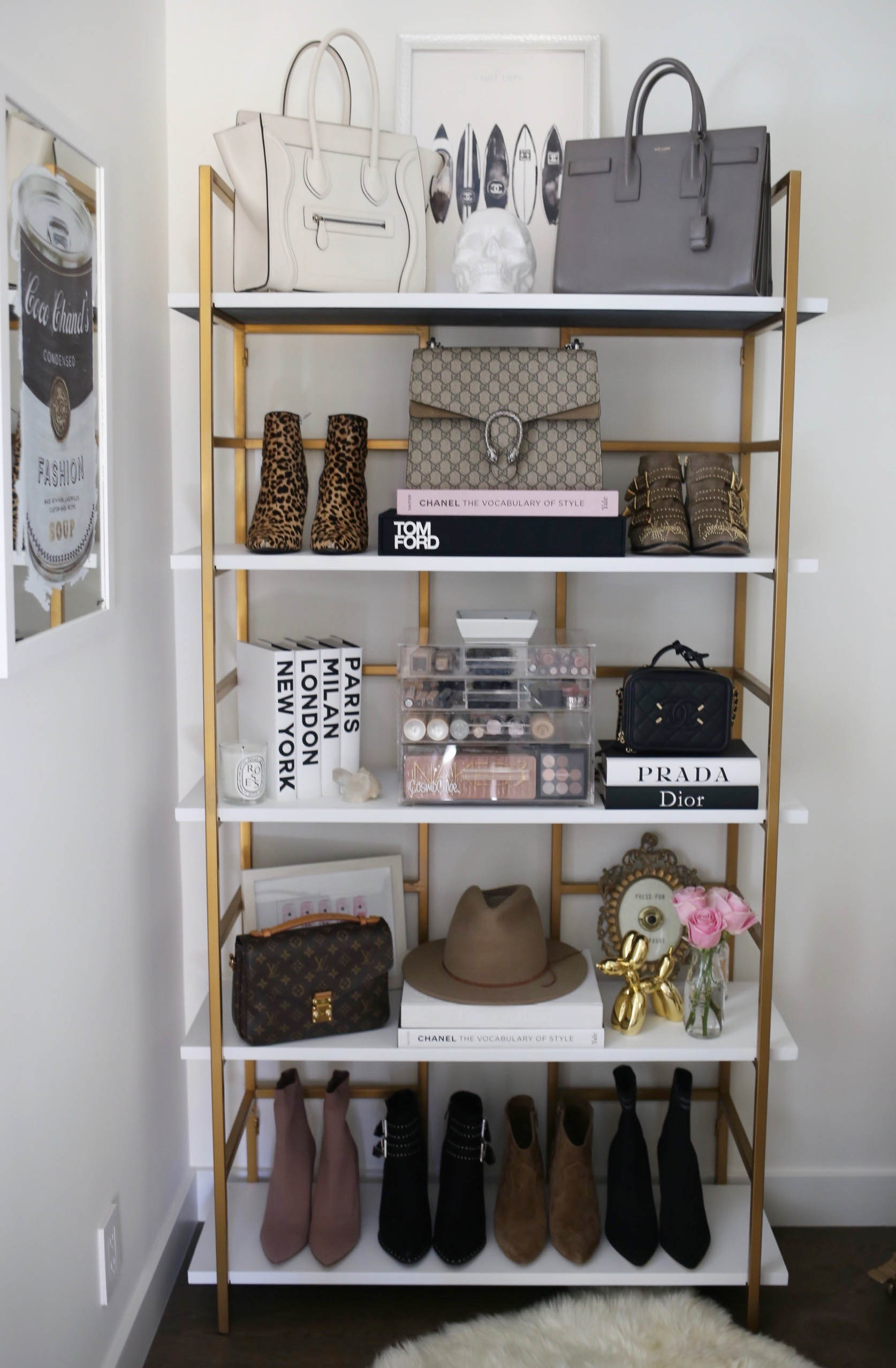 shelf styling
