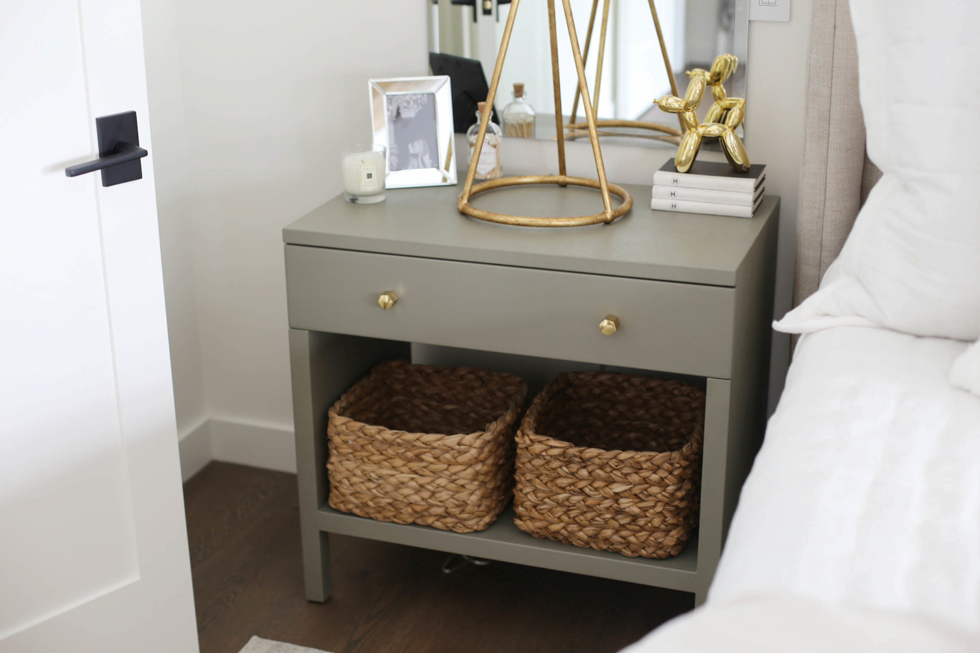 neutral farmhouse bedroom