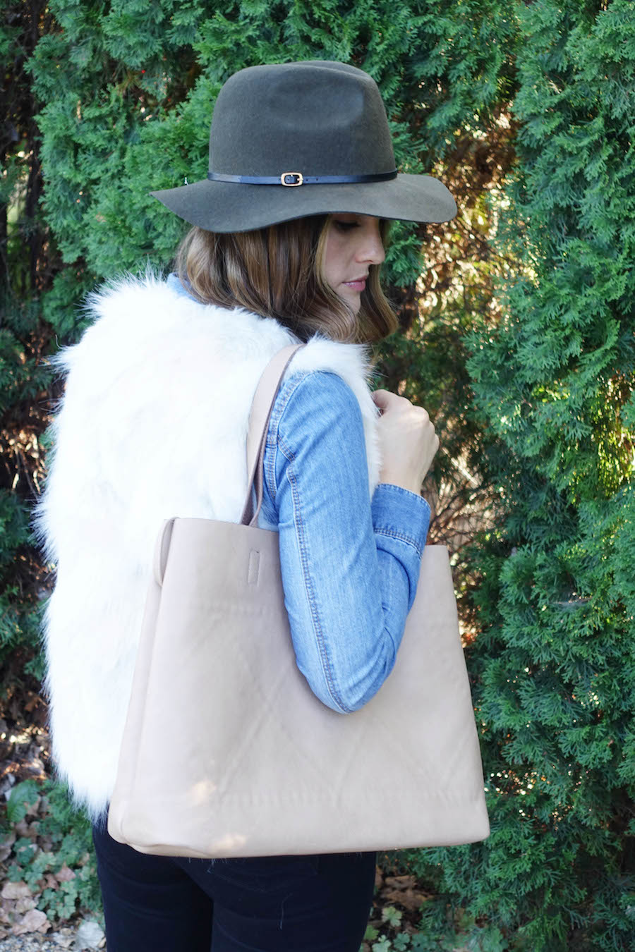 faux fur fall_styled by kasey