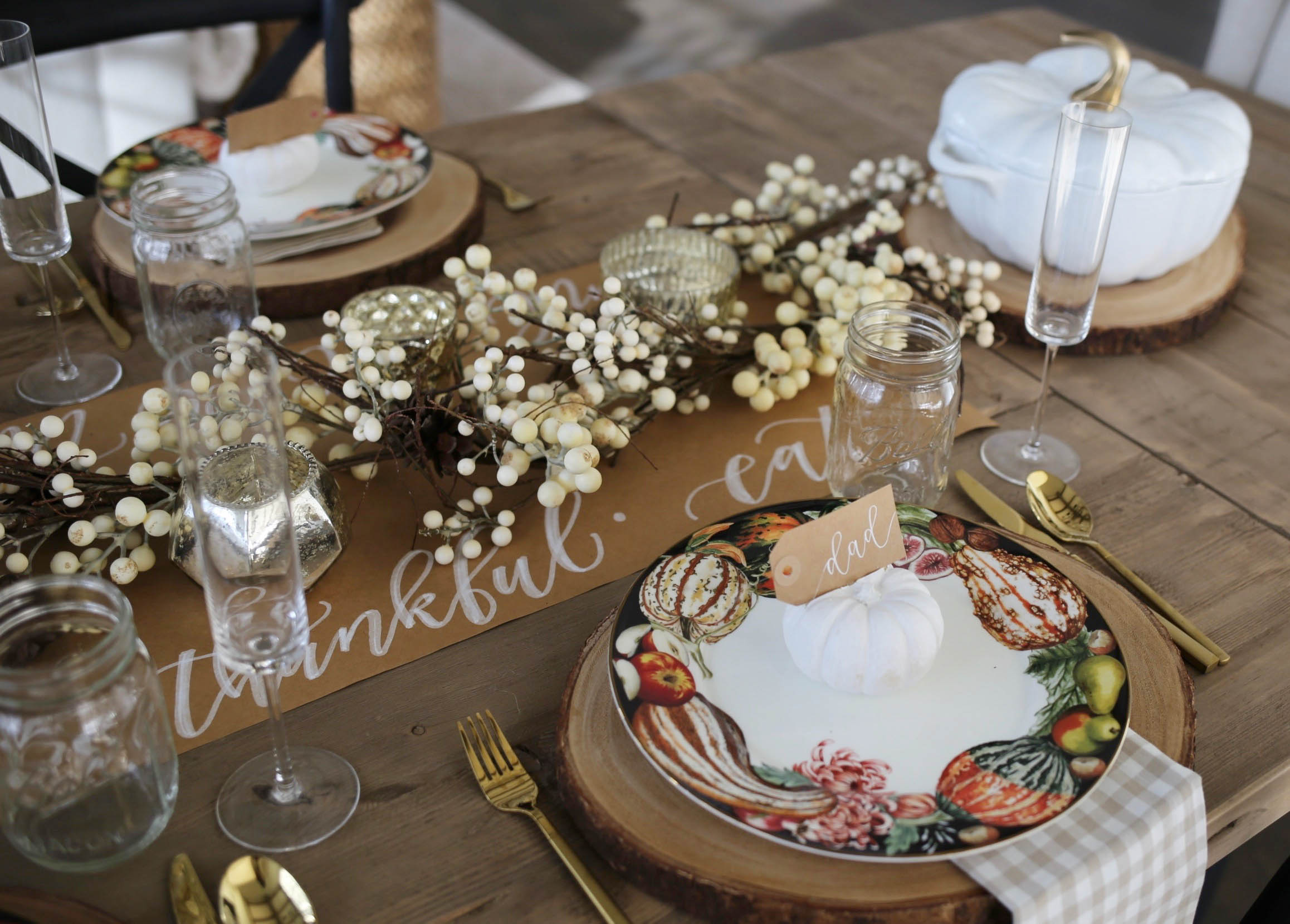 thanksgiving tablescape
