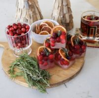 holiday ice cubes