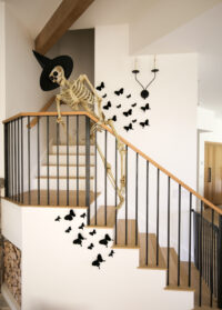 halloween bats and butterflies