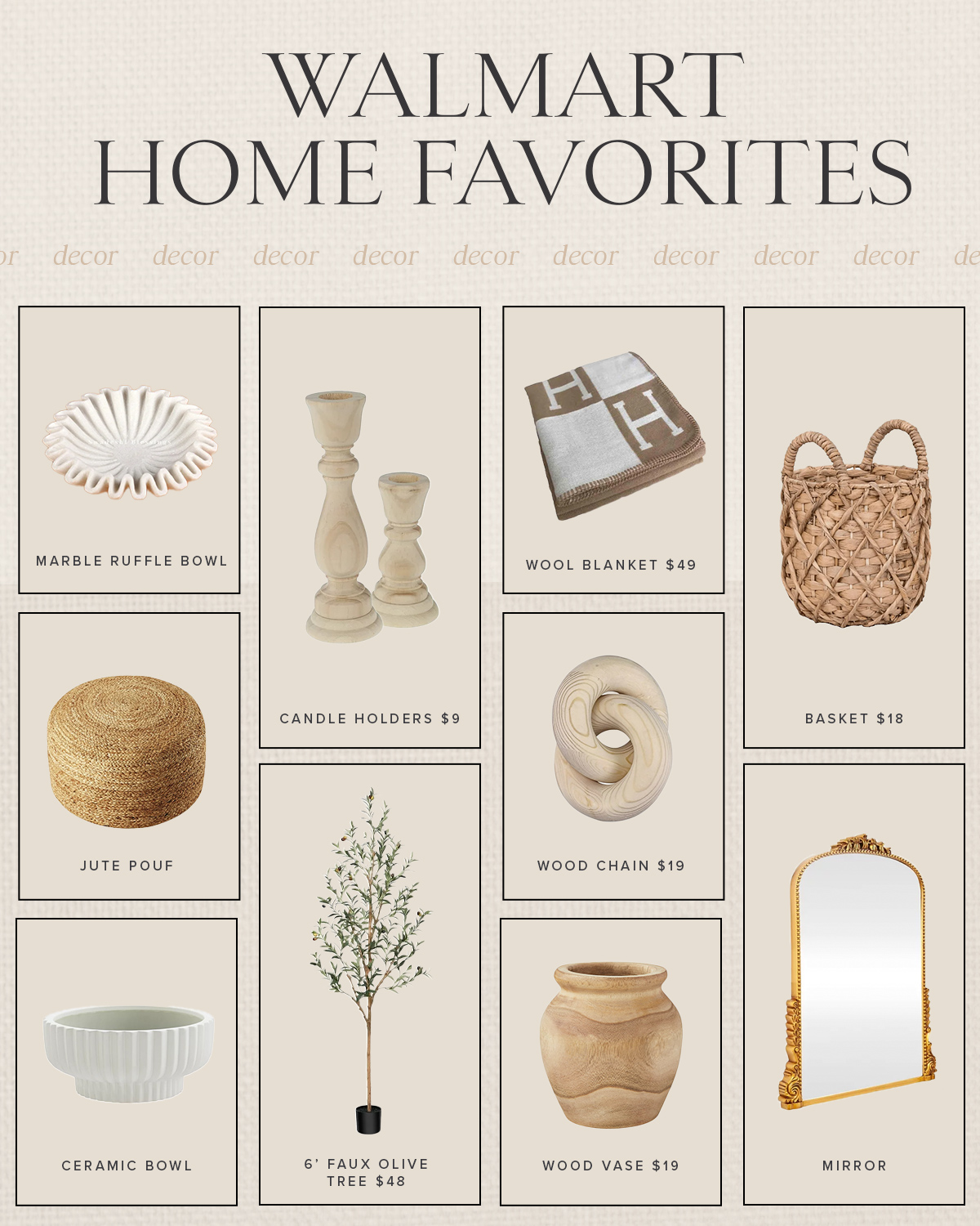 Walmart Home Favorites