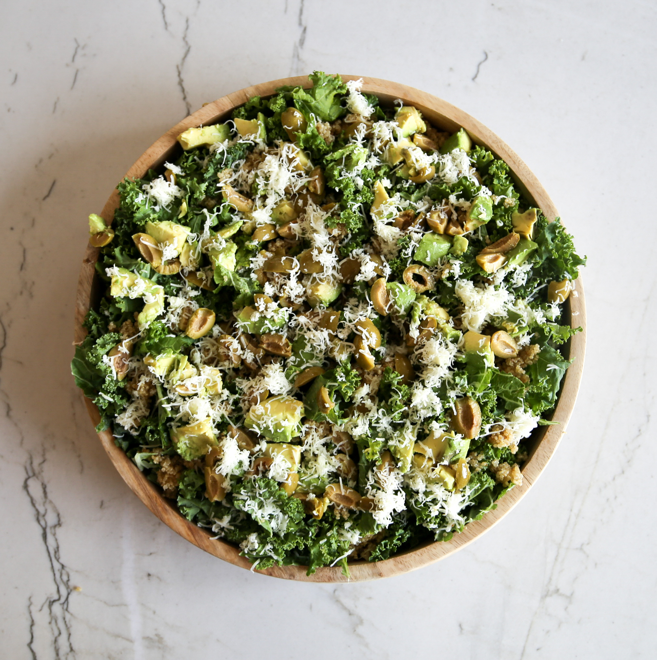 kale and quinoa salad