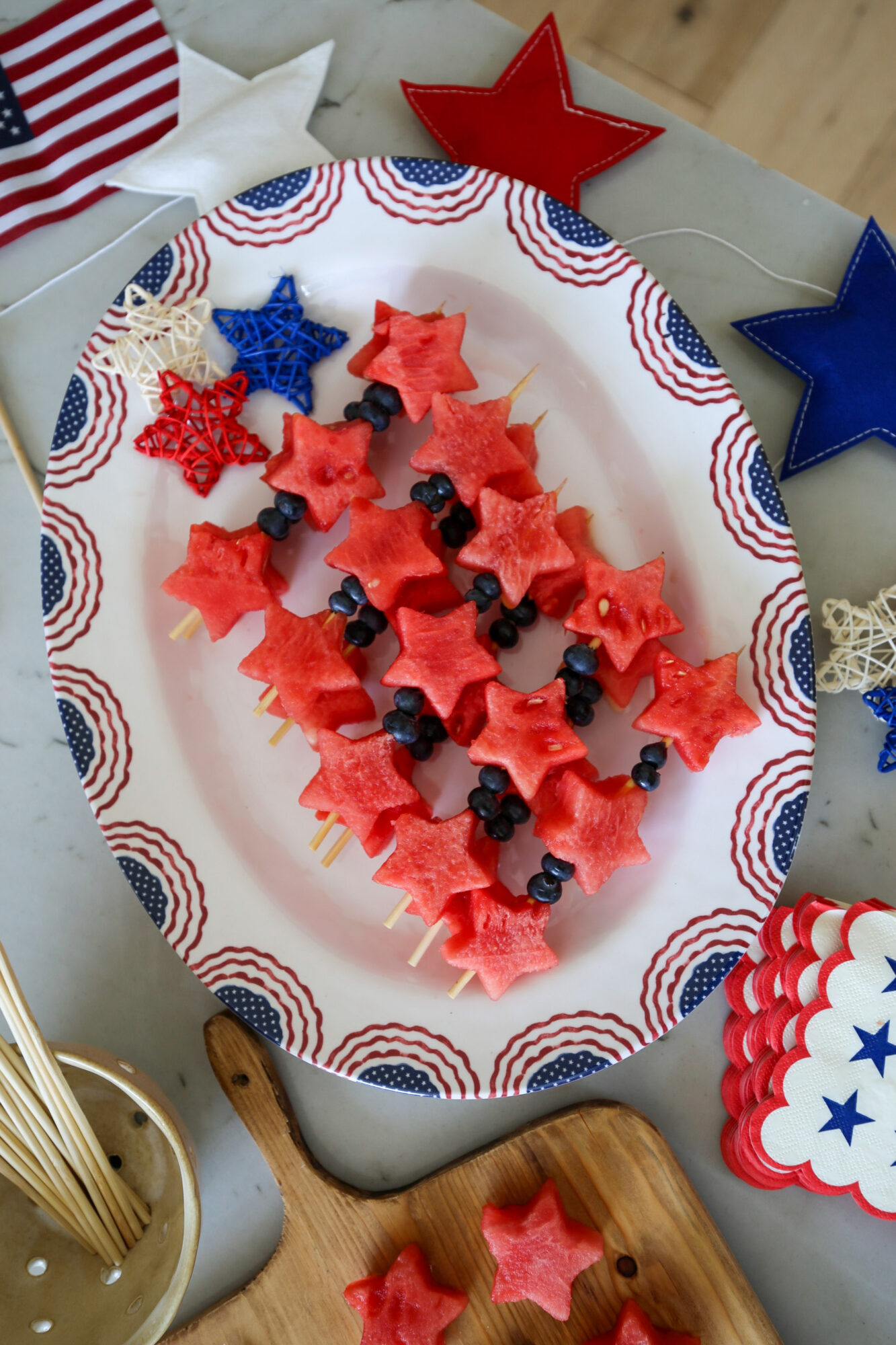 Star Watermelon Skewers
