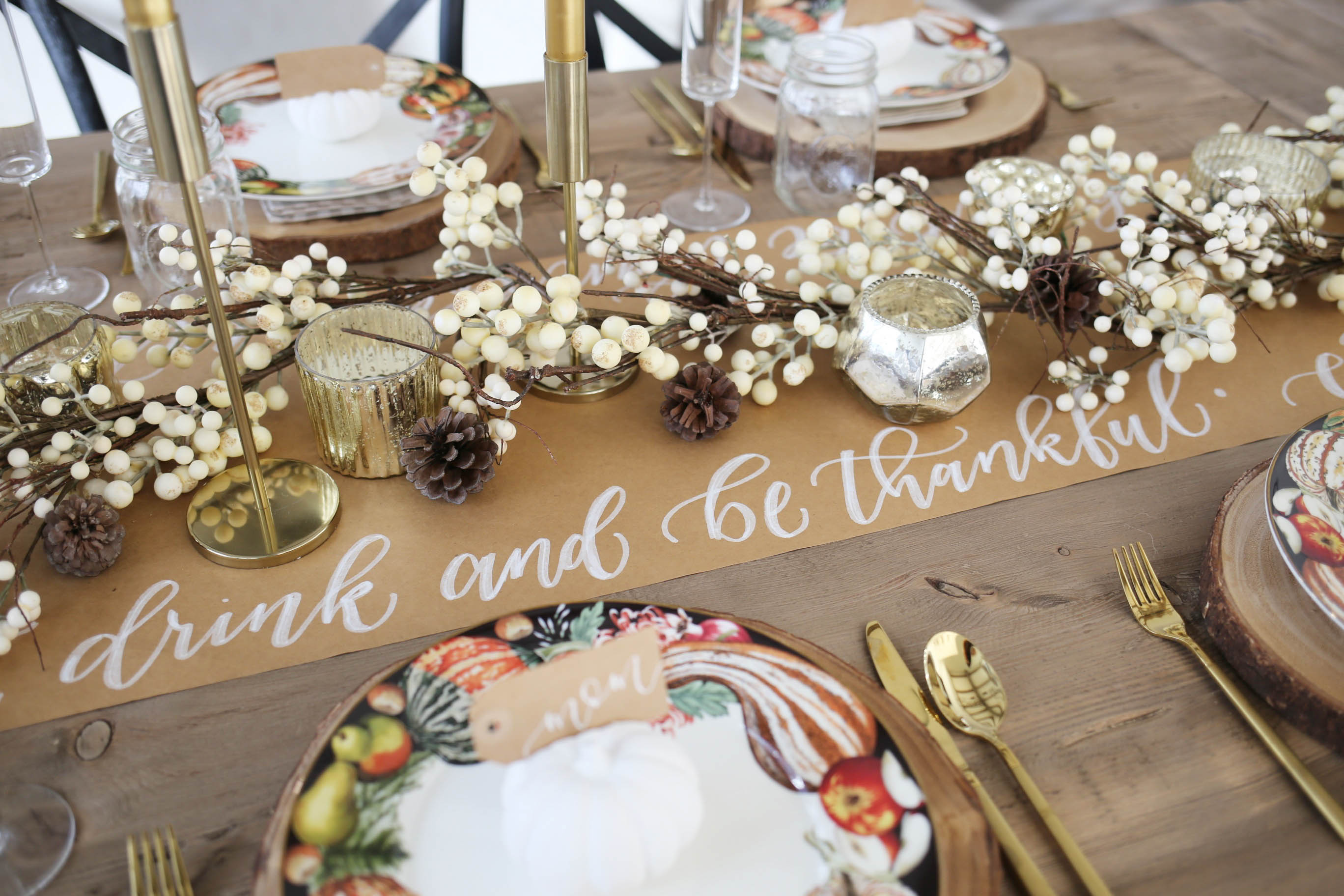 thanksgiving tablescape