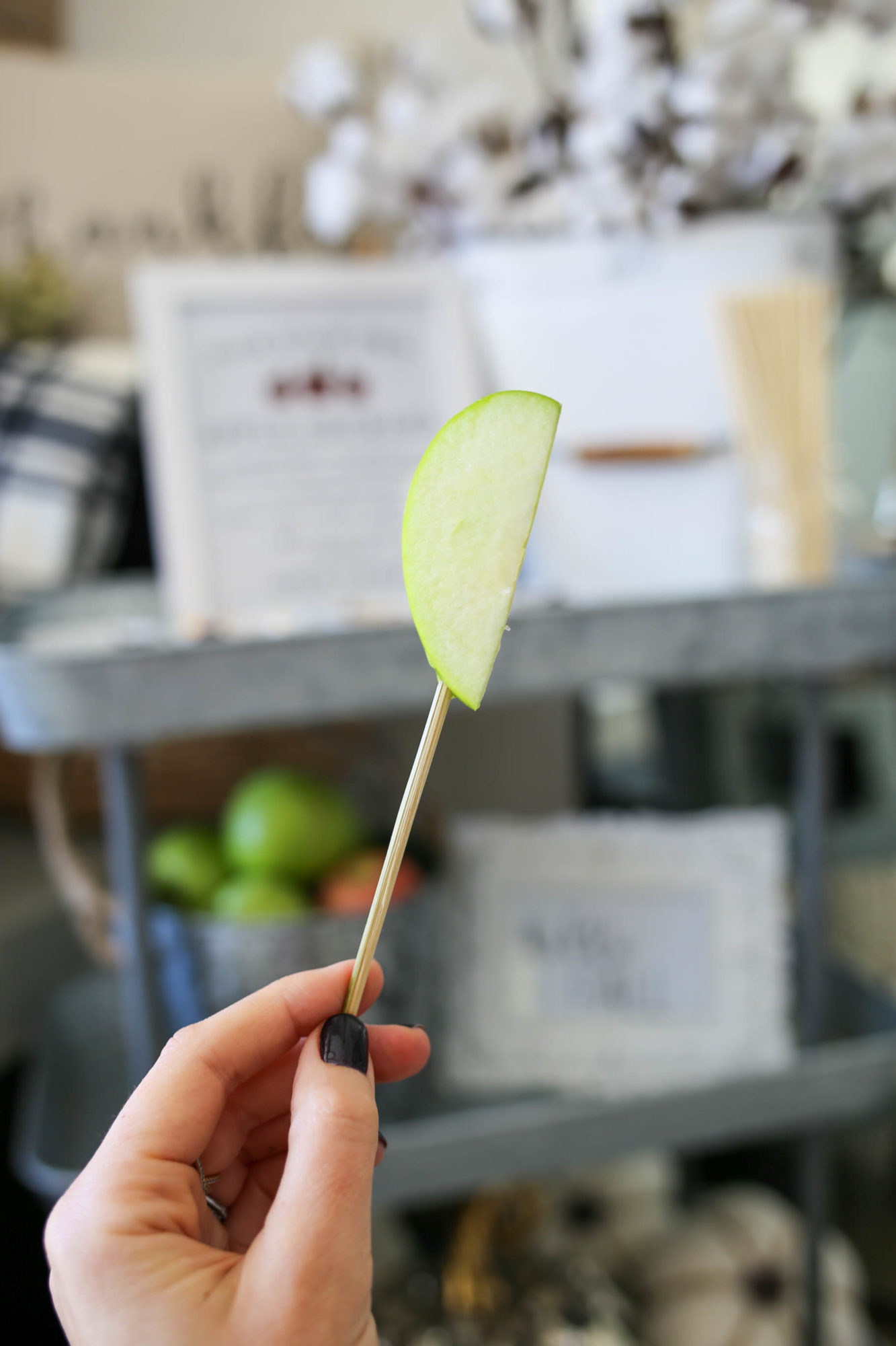 caramel apple bar