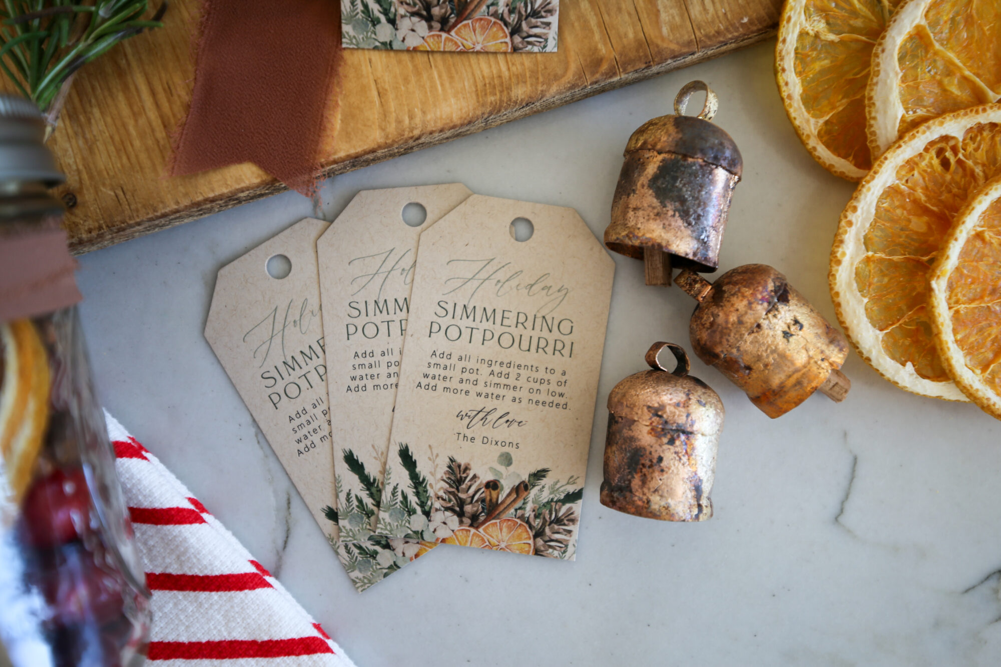 diy holiday simmer pot gift