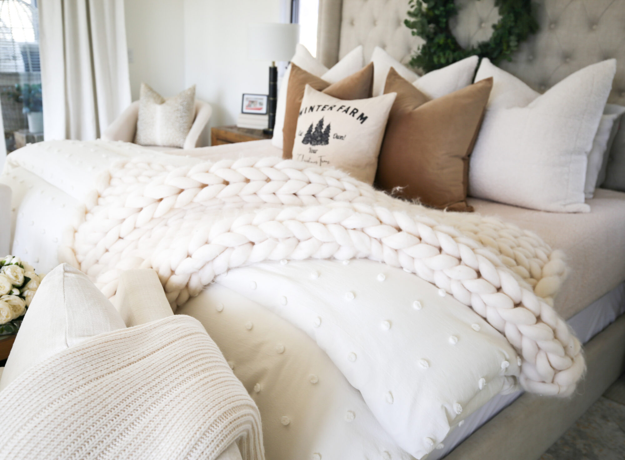 winter bedroom