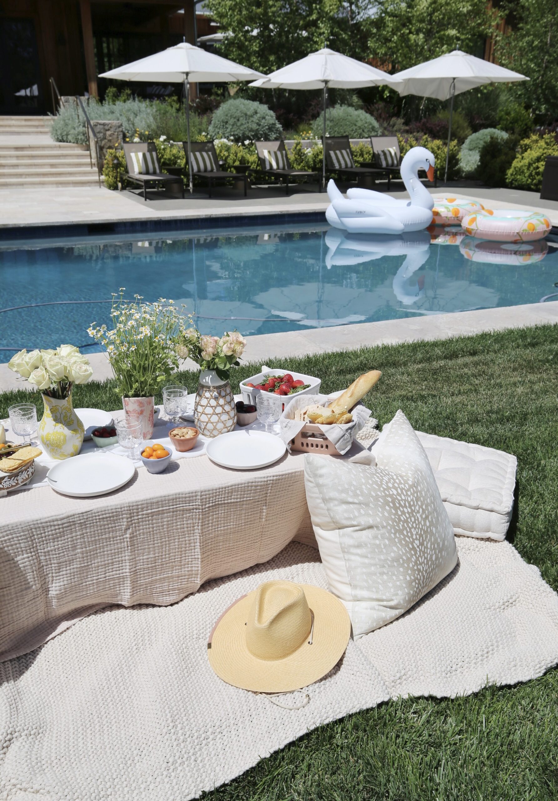 outdoor picnic setup 
