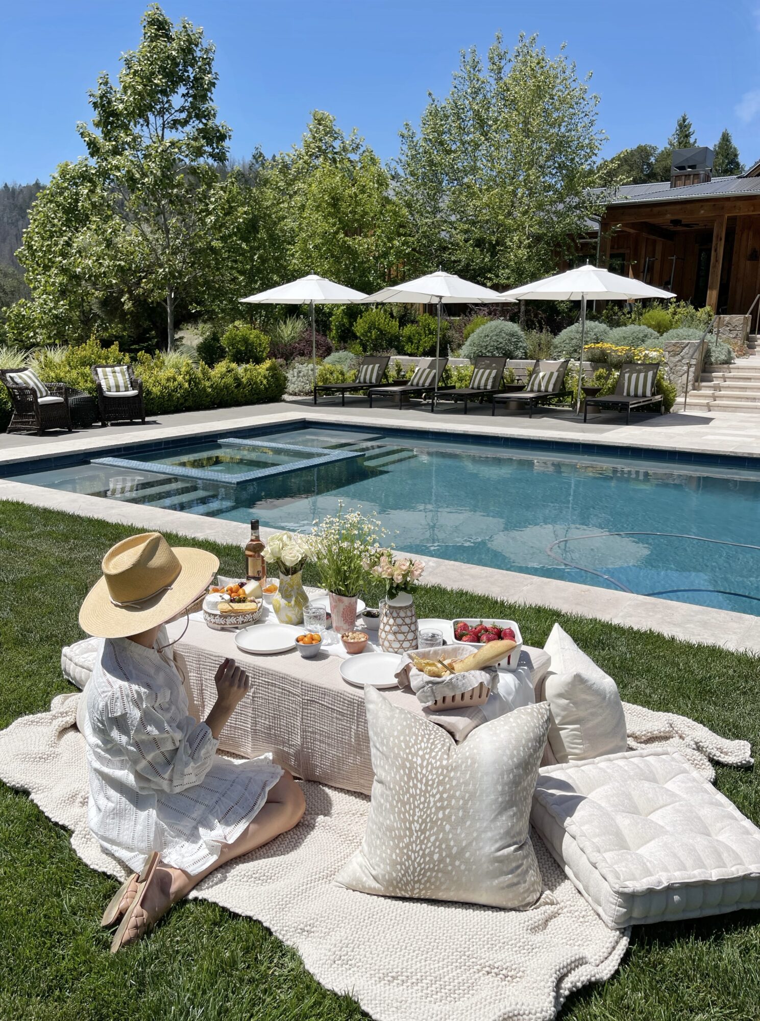 outdoor picnic setup 