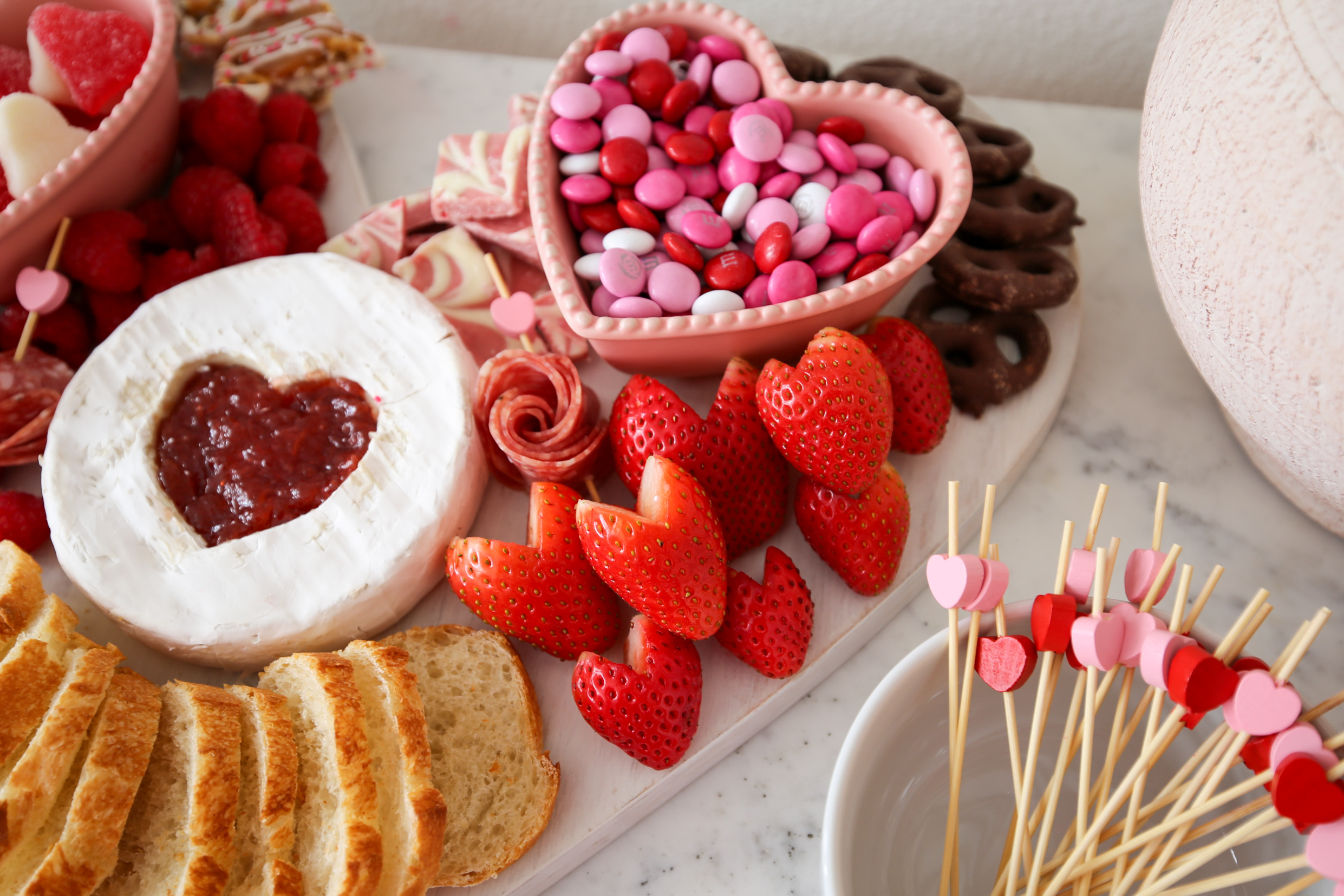 Valentine’s Day Charcuterie Board