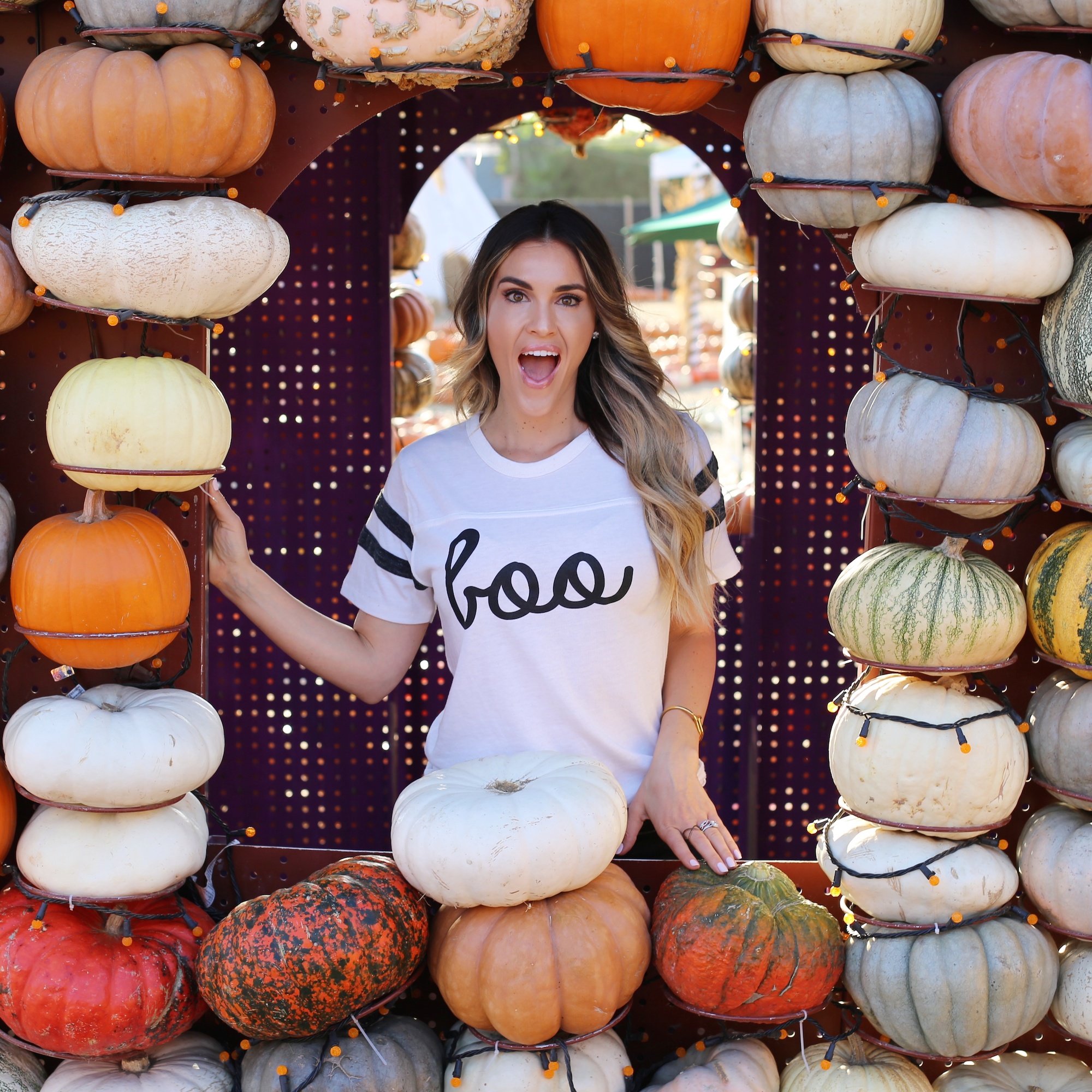pumpkin patch boo tee styled by kasey 