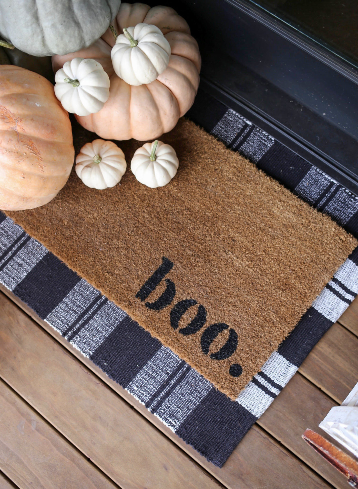 farmhouse halloween front porch