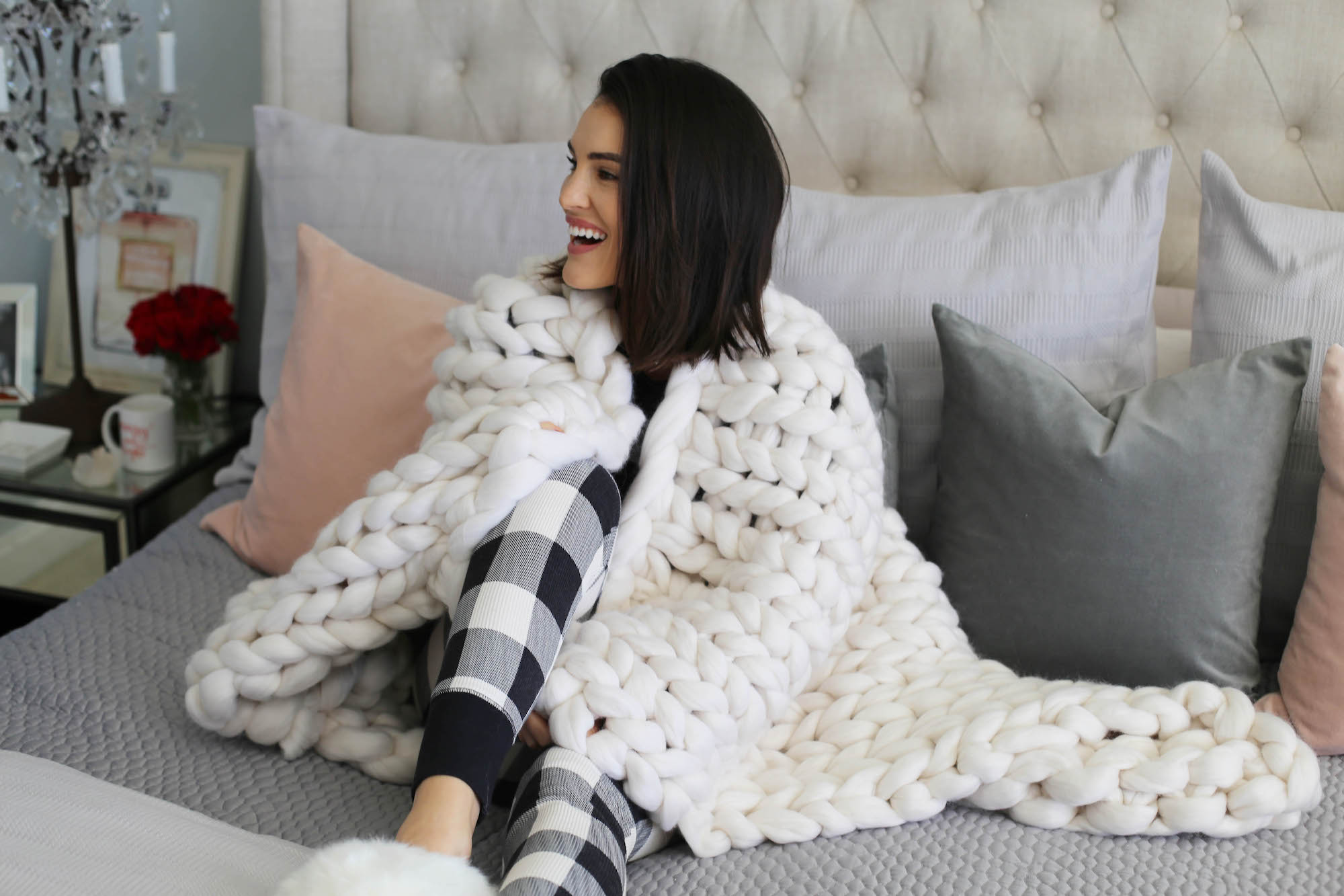 cozy holiday pjs 