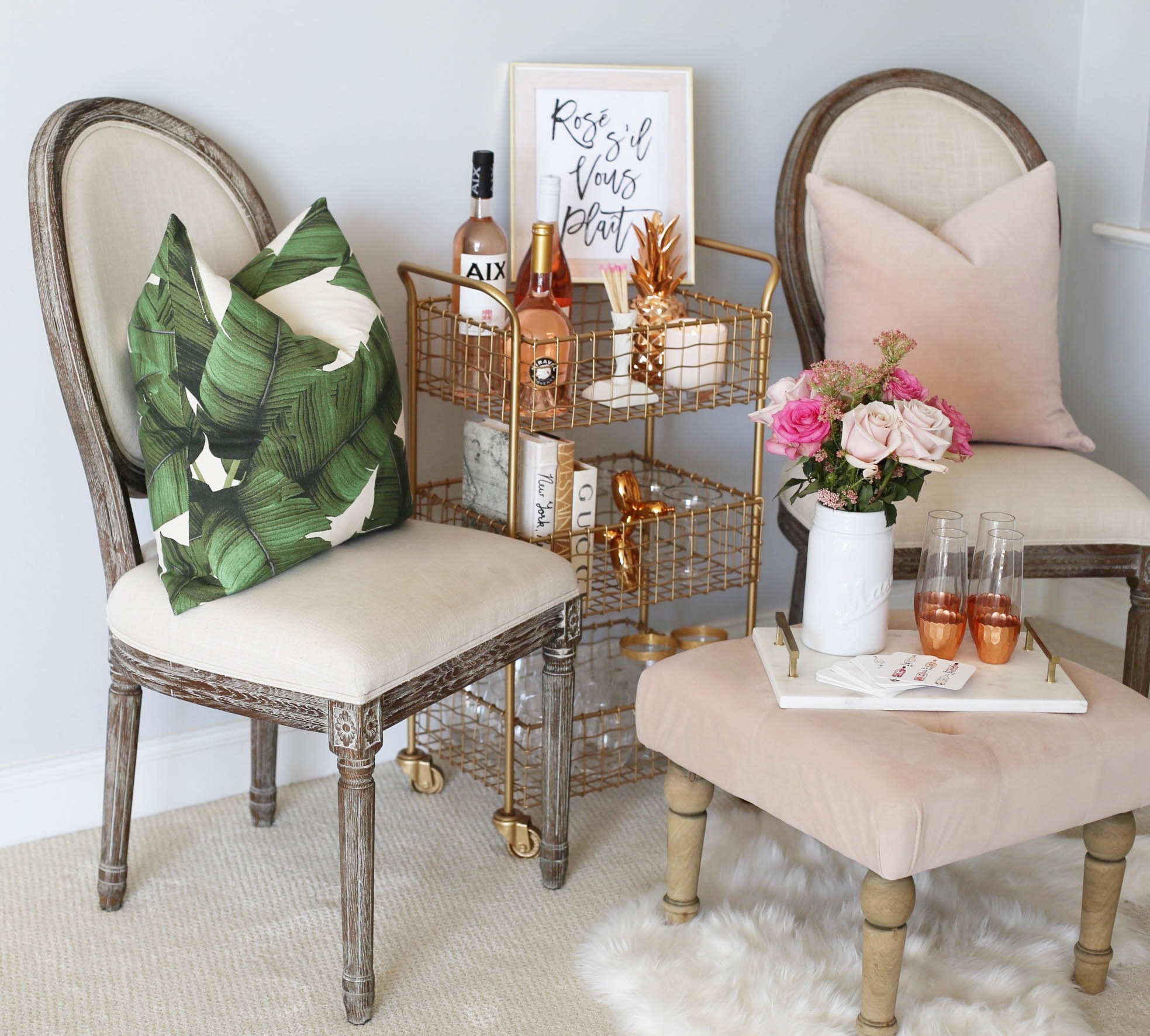 rosé bar