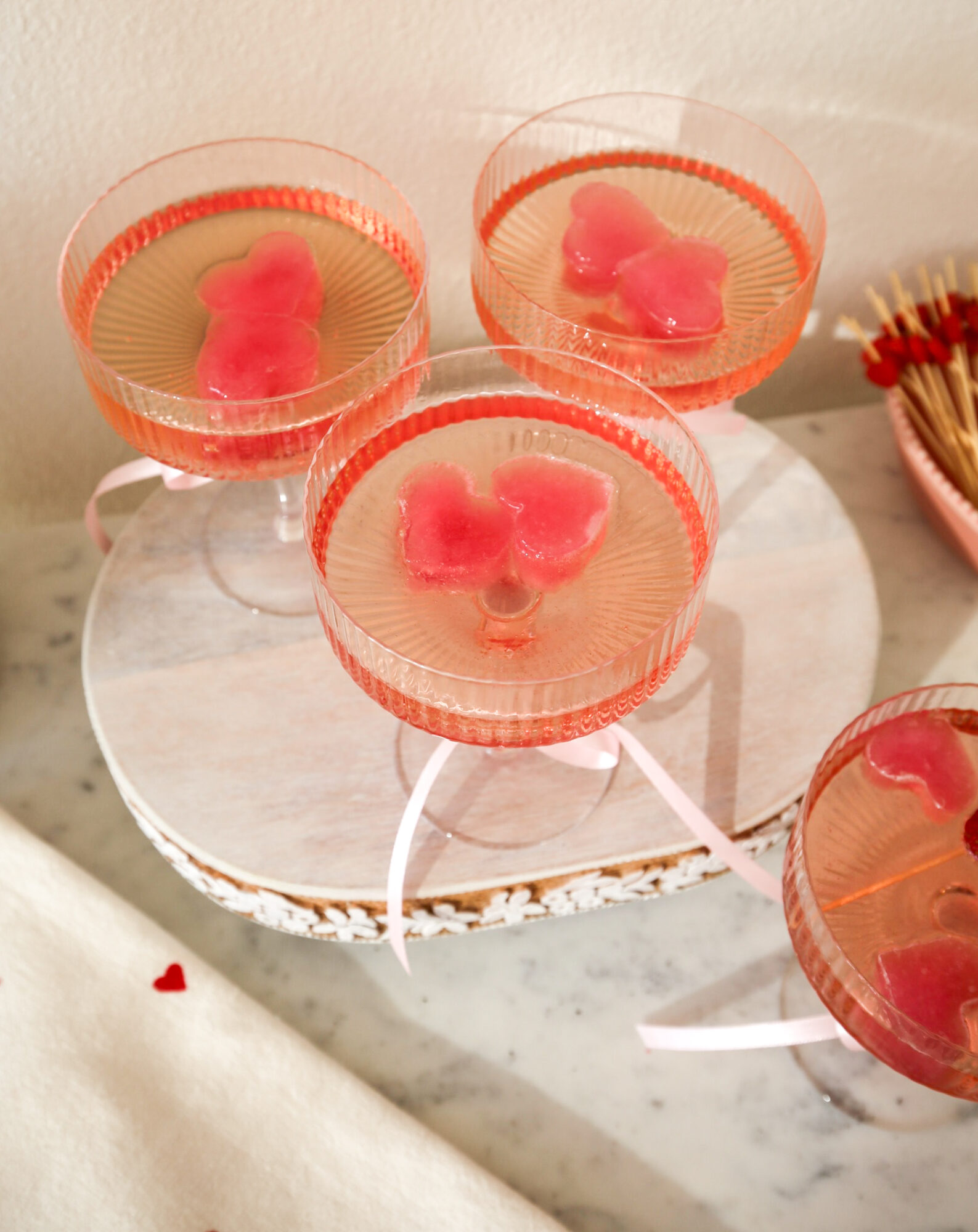 valentines galentines girly bubbly drink