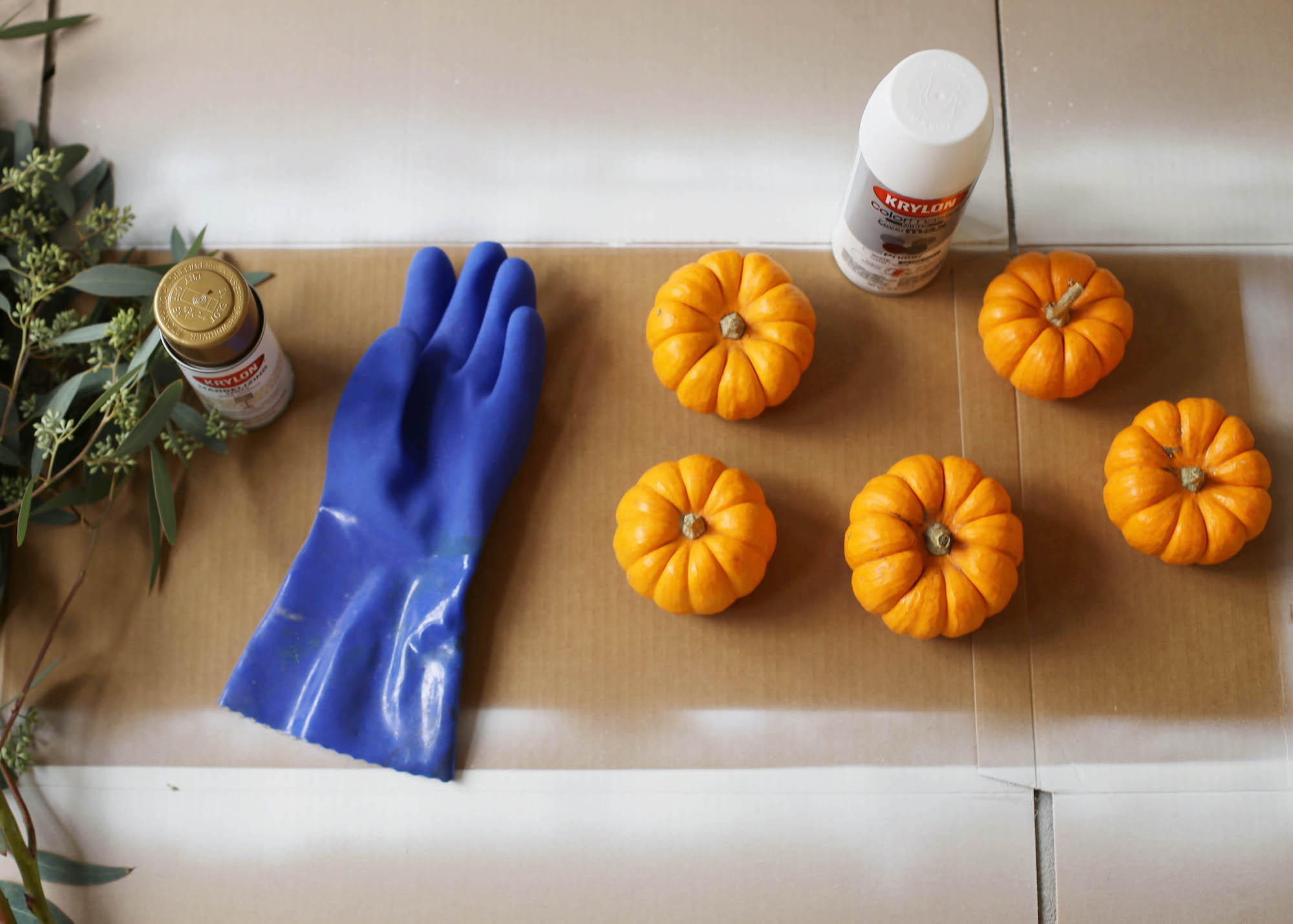 fall centerpiece DIY styled by kasey