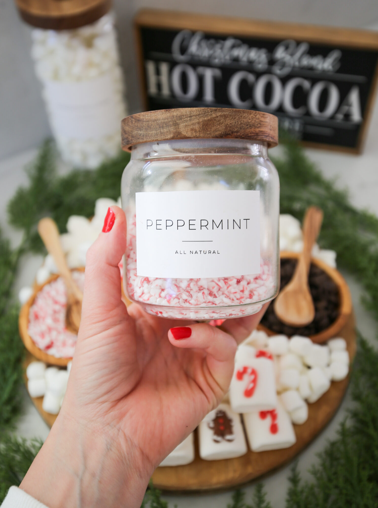 hot coca charcuterie board