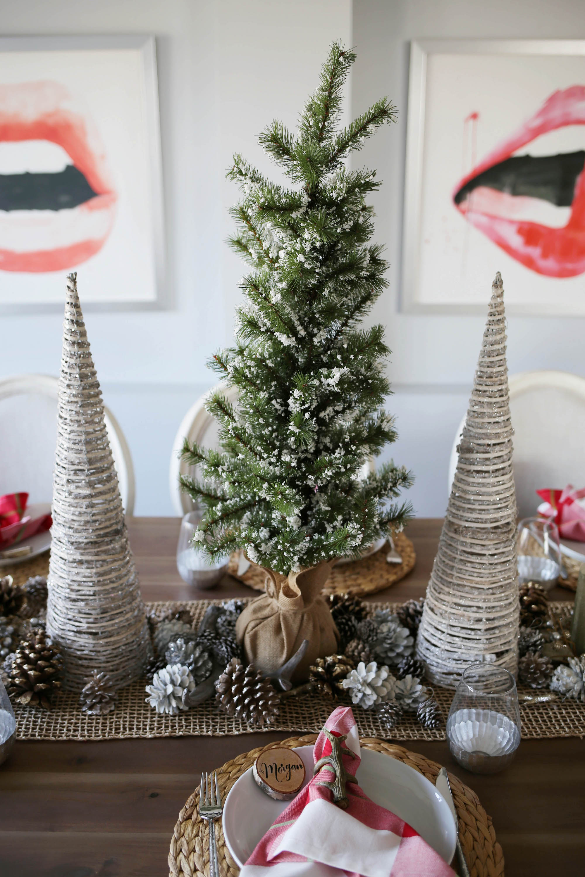 holiday tablescape