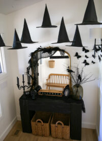 vintage style halloween entry