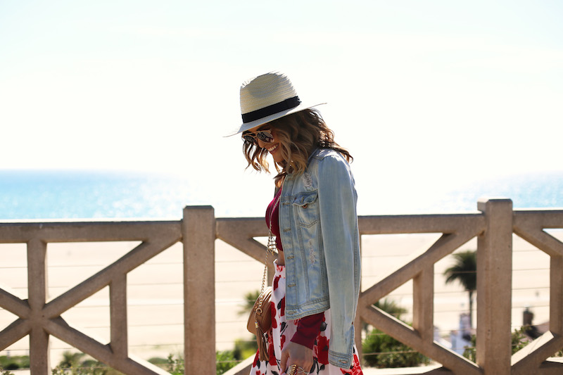 cali cool floral maxi