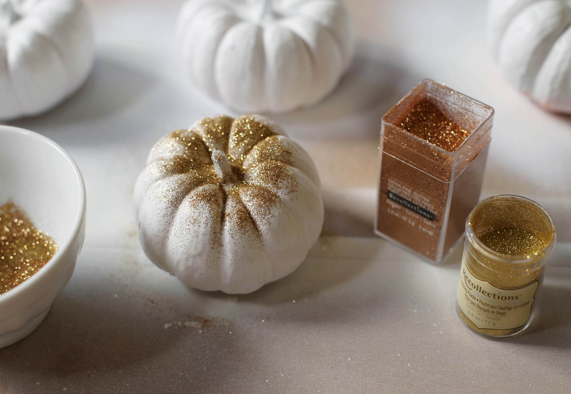 fall centerpiece DIY styled by kasey