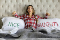 holiday pjs bedroom styled by kasey