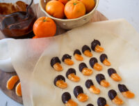 chocolate dipped mandarin oranges