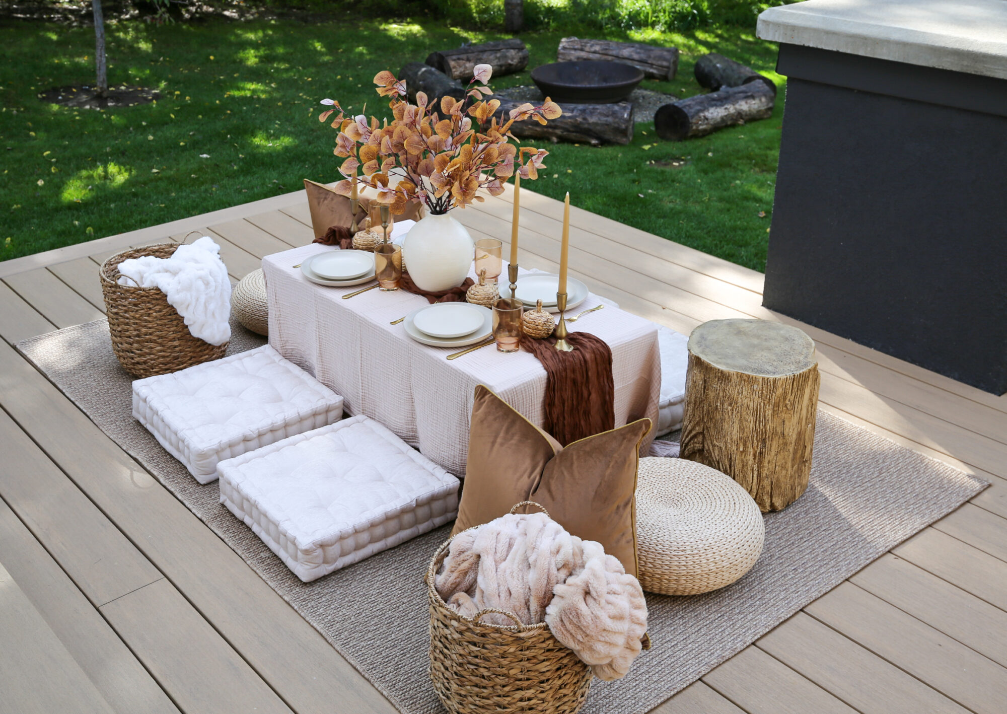 cozy fall picnic 