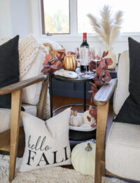 mini fall bar cart