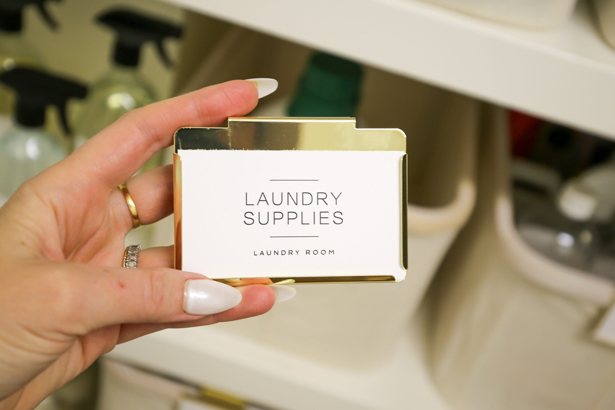 laundry room organization